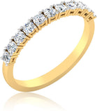 IskiUski Medieval Sterling Silver Diamond 22K Yellow Gold Ring