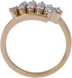 Jisha Rhythm Of Love Gold Diamond 14 K Ring