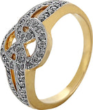 Ojasvi Plain Charm Yellow Gold Diamond Yellow Gold 14 K Ring