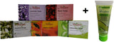 Mxofere Combo Lavender Rose Jasmine Papaya Aloevera Soap Kit