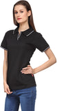 Scott International Solid Women's Polo T-Shirt