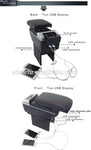ZORDEN Luxury Cup Holder Ashtray USB Toyota Innova T-2 Car Armrest