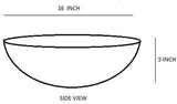 MUDIT Resin With Waste Coupling M015 Table Top Basin