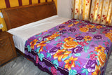 Majestic Floral King Blanket Multicolour