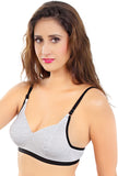 Status Mansi Cream Black Women's Push-up Bra
