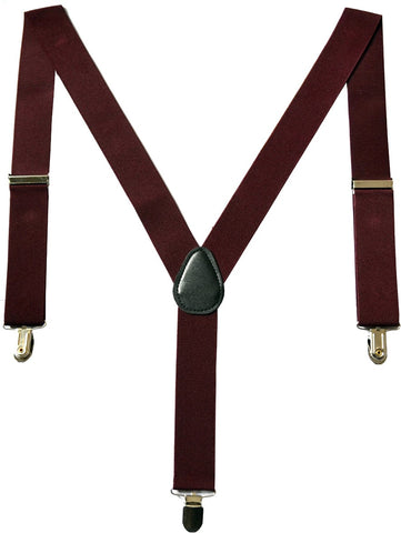 Urban Diseno Y- Back Suspenders for Men, Women