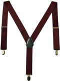 Urban Diseno Y- Back Suspenders for Men, Women