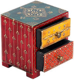 Surface180 Wonderful Wooden Antique Drawer Box Showpiece  -  20 cm