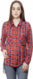 MansiCollections Women's Checkered Casual Shirt