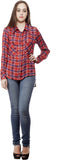 MansiCollections Women's Checkered Casual Shirt