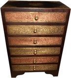 MCB Exports Mini 6 Drawer Chest Showpiece  -  33 cm