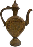 MCB Exports Jheel Decorative Brass Surahi Showpiece  -  36 cm