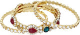 My Design Brass, Alloy Yellow Gold Bangle Set