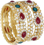 My Design Brass, Alloy Yellow Gold Bangle Set