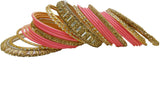 My Design Lac 8K Yellow Gold Bangle Set