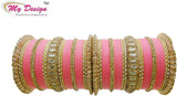 My Design Lac 8K Yellow Gold Bangle Set
