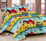 Mahadev Handicrafts Cotton Cartoon Double Bedsheet