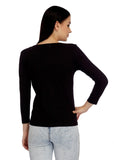 Meish Casual Full Sleeve Embellished Women's Top