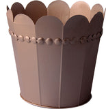 Sutra Decor Handmade Metallic Petals Planters Plant Container Set