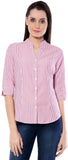 Meira Women's Striped Party Reversible Shirt