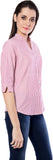 Meira Women's Striped Party Reversible Shirt