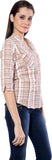 Meira Women's Checkered Party Reversible Shirt