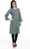 Ratan Jaipur Checkered Women's Straight Kurta