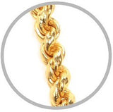 Magic 22K Yellow Gold Plated Brass Chain