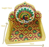 Kanha poshak Wooden All Purpose Chowki
