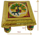 Kanha poshak Wooden All Purpose Chowki