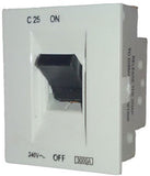 MK Wraparound W26227 25A Mini Trip Switch 25 One Way Electrical Switch