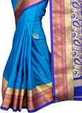 Pavechas Printed Kanjivaram Art Silk Sari
