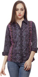 Mask Lifestyle Women's Printed Casual Shirt