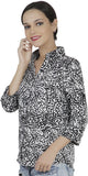 Mask Lifestyle Women's Animal Print Casual Shirt