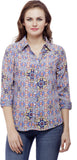 Mask Lifestyle Women's Printed Casual Shirt