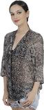 Mask Lifestyle Women's Animal Print Casual Shirt