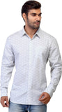London Bee Men's Printed Casual Shirt