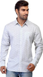 London Bee Men's Printed Casual Shirt