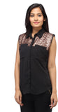 Entease Women's Floral Print Casual Shirt