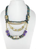 Junk Brass Plated Cotton Dori Necklace