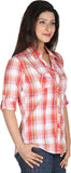Modimania Women's Checkered Casual Shirt
