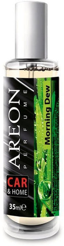 Areon Luxurious Fragrance Long Lasting Car,Home, Office Spray 35 Ml Morning Dew Liquid Air Freshener