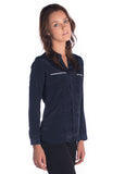 Miss Rich Women's Solid Casual Shirt