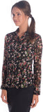 Miss Rich Women's Floral Print Casual Shirt