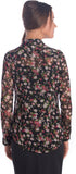 Miss Rich Women's Floral Print Casual Shirt