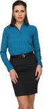 Miss Rich Women's Solid Casual Shirt