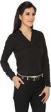 Miss Rich Women's Solid Casual Shirt