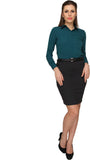 Miss Rich Women's Solid Casual Shirt