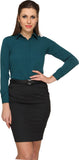 Miss Rich Women's Solid Casual Shirt