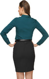 Miss Rich Women's Solid Casual Shirt